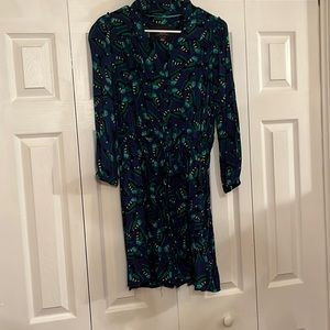 A Maeve by Anthropologie dress with collar and 2/3 sleeve.
